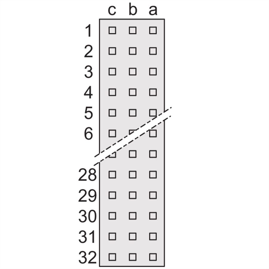 SCHROFF Messerleiste - MESSERLEISTE C64M 41612