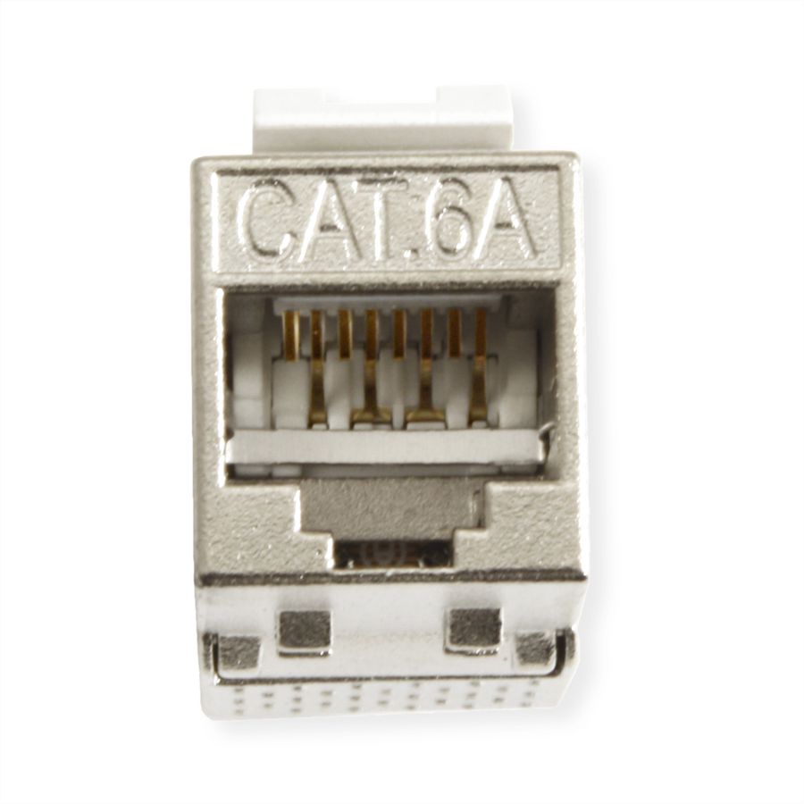VALUE Cat.6A (Class EA) Keystone, RJ-45, geschirmt, werkzeuglos, SuperSLIM