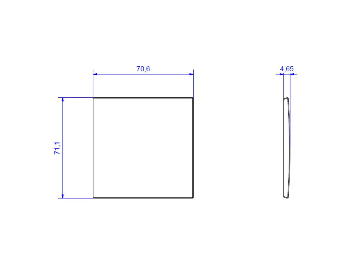 BACHMANN DUE 2x Cover, schwarz