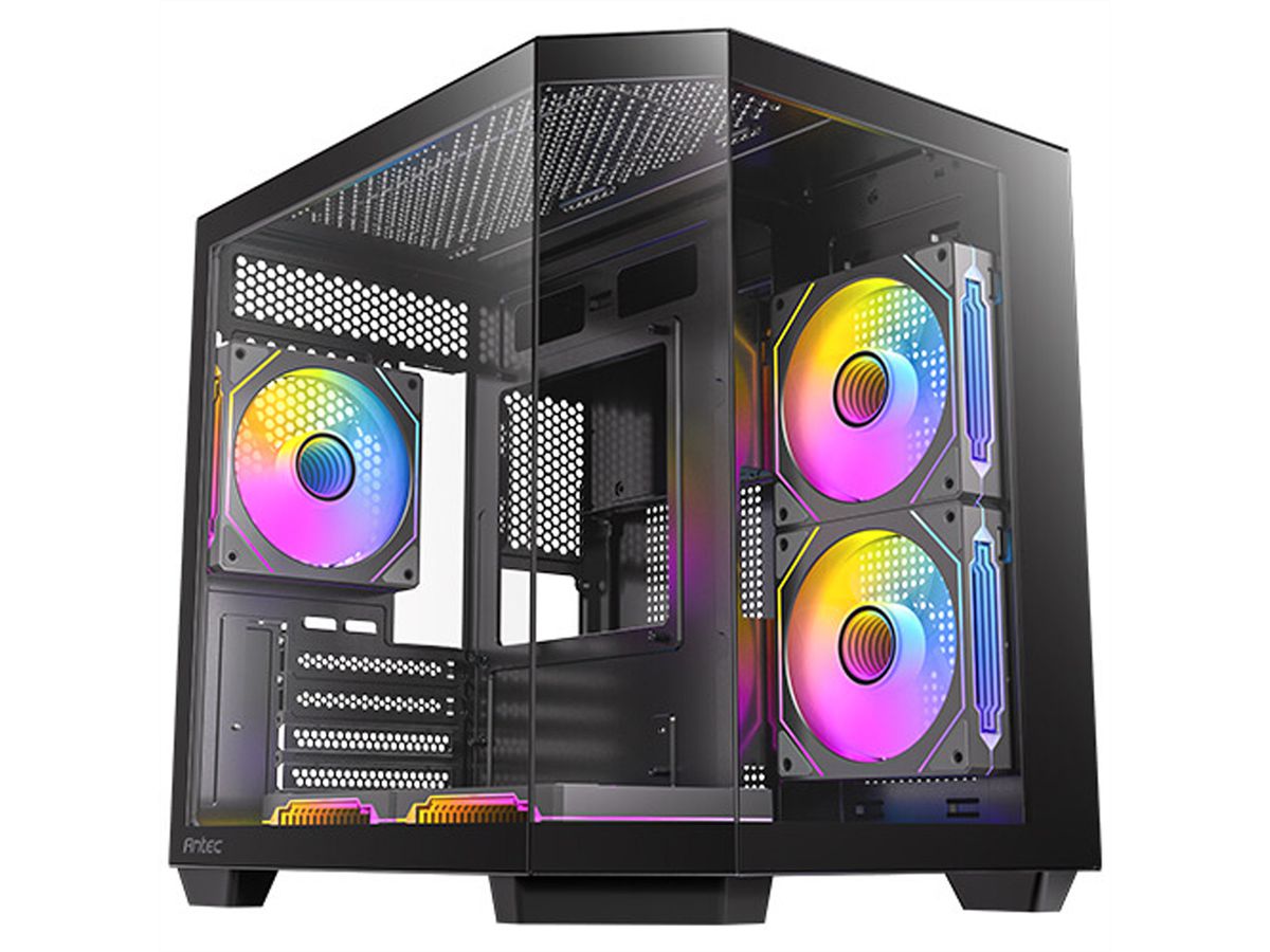 ANTEC CX M2 ARGB B PC Case, Mini-Tower microATX, schwarz