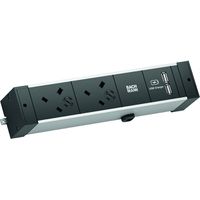 BACHMANN DESK RAIL 2xUK USB Charger, 2,0m GST18 United Kingdom