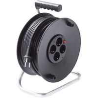 BACHMANN Schutzkontakt-Aufrollkabeltrommel 4fach 230VAC, 50 m