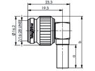 TELEGÄRTNER TNC-Crimpstecker 50 Ohm, für RG-316/U