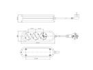 BACHMANN SMART Steckdosenleiste 3x Schutzkontakt, schwarz, 3 m