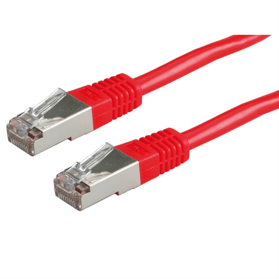 ROLINE Patchkabel Cat.5e (Class D) FTP, rot, 5 m