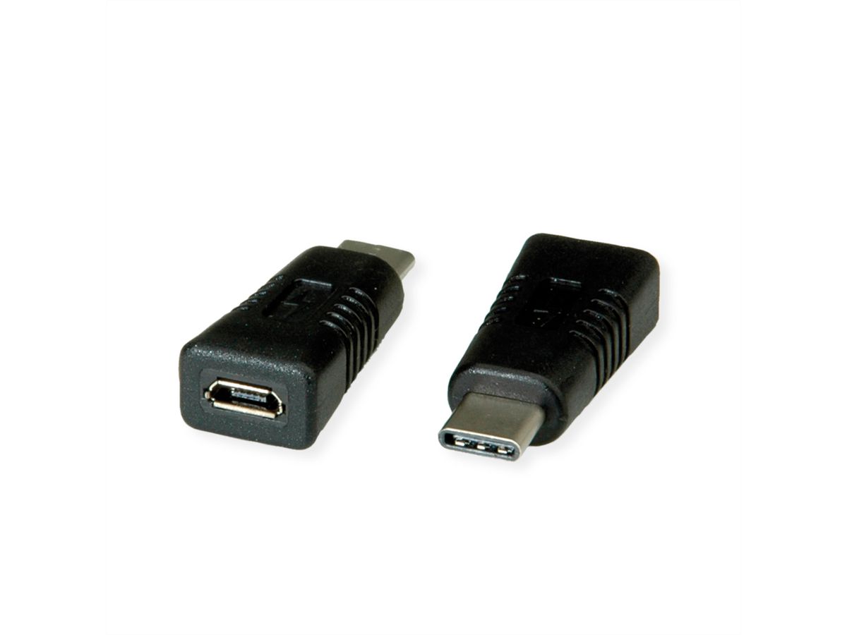 VALUE USB 2.0 Adapter, Typ C - MicroB, ST/BU, OTG