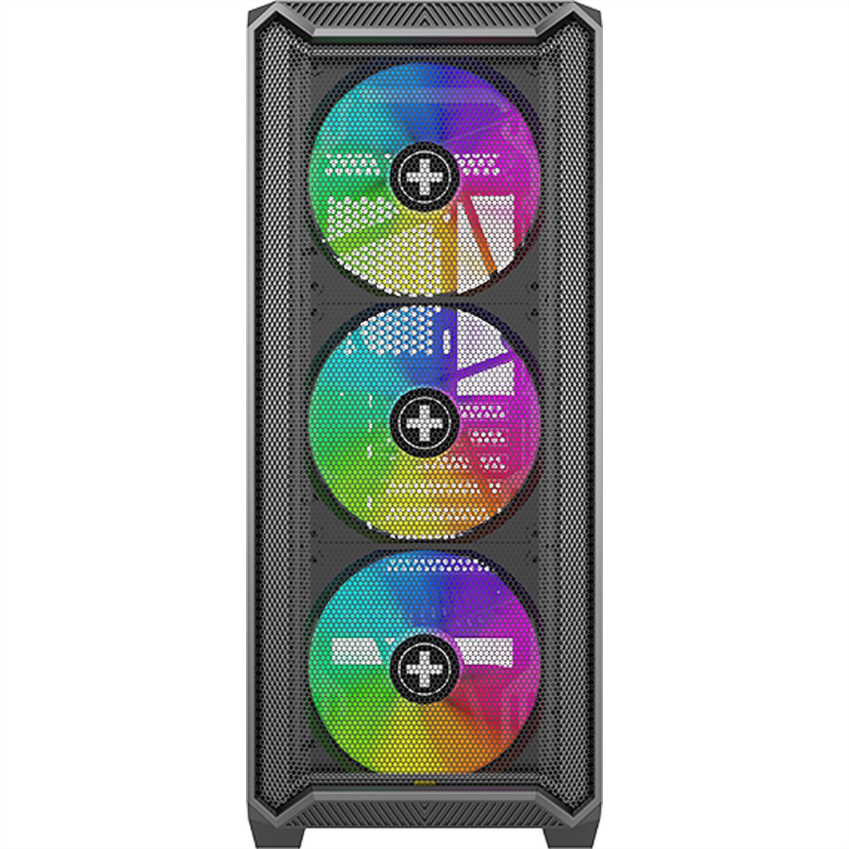 Xilence Xilent Blade II X613 RGB Gaming PC Gehäuse, RGB ATX Midi Tower