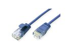 ROLINE UTP DataCenter Patchkabel Kat.6A (Class EA), LSOH, slim, blau, 2 m