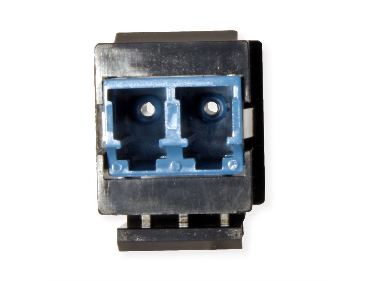 ROLINE Keystone LWL-Adapter LC/LC Duplex, Single Mode, OS2