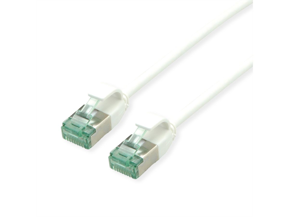 ROLINE RM U/FTP DataCenter Patchkabel Kat.6A (Class EA), slim, weiß, 2 m