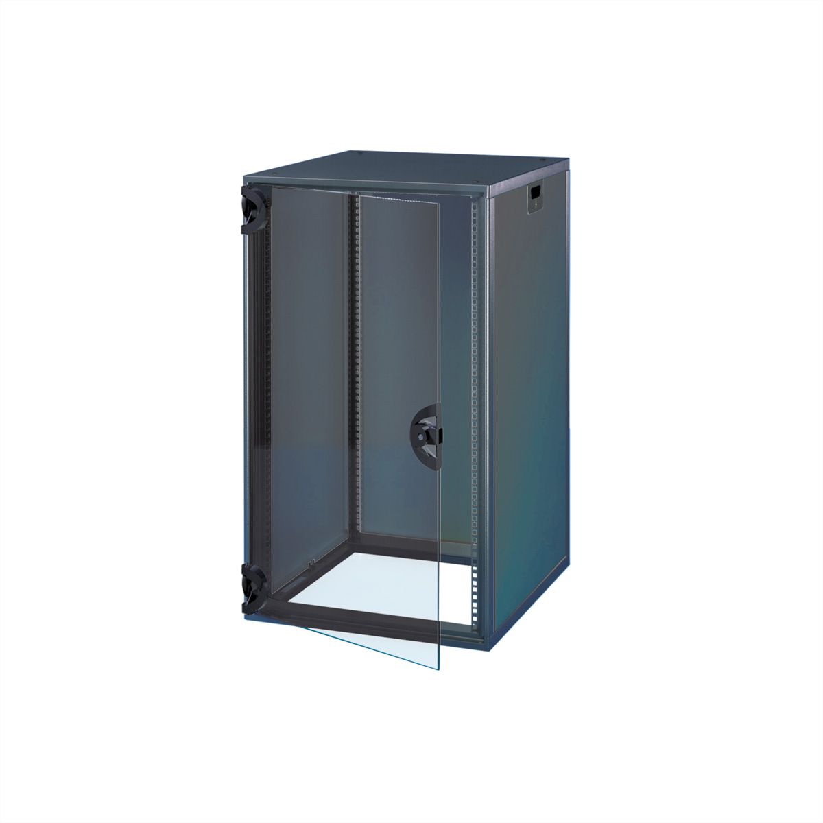 SCHROFF 19"-Schrank, mit Rauchglastür und Rückwand - NOVASTAR 43HE 553B 600T 7021