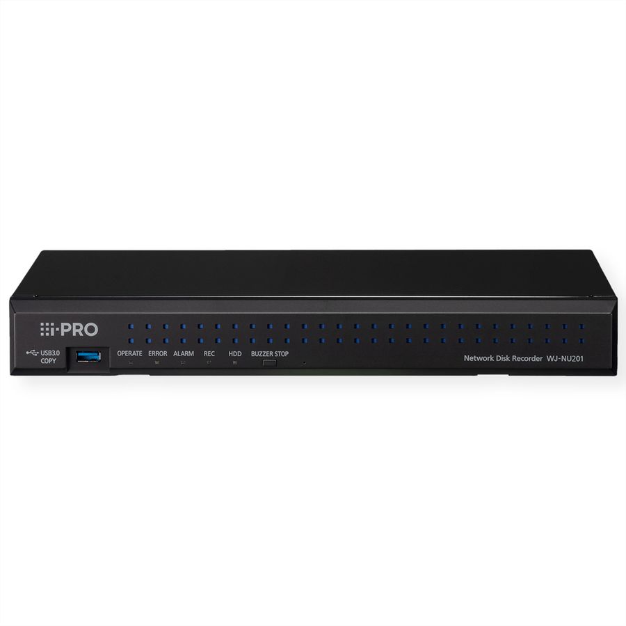 i-PRO WJ-NU201KG NVR Netzwerk-Videorekorder, 8-CH, 8x PoE