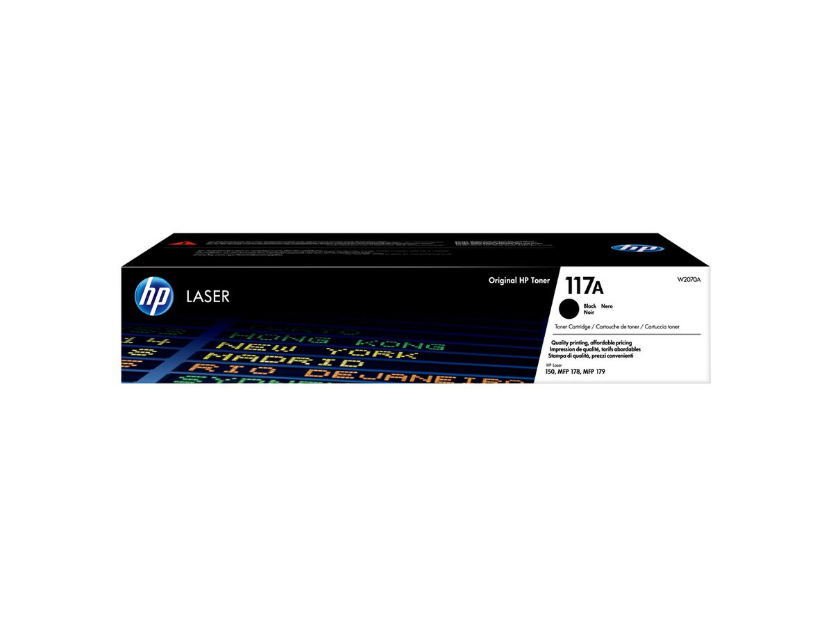 HP 117A Schwarz Original Laser Tonerkartusche