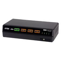 ATEN CS1144DPH4 4-Port USB 5K DP/HDMI, Dual Bildschirm Universal Secure KVM Switch