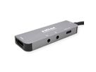 ROLINE Dockingstation Typ C, 4K HDMI, 2x 3,5mm Audio (TRRS + TRS)