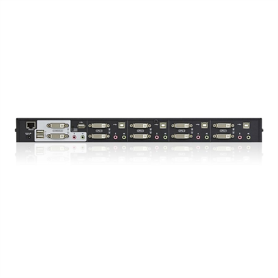 ATEN CS1644A KVM Switch Dual-View DVI, USB, Audio, 4 Ports