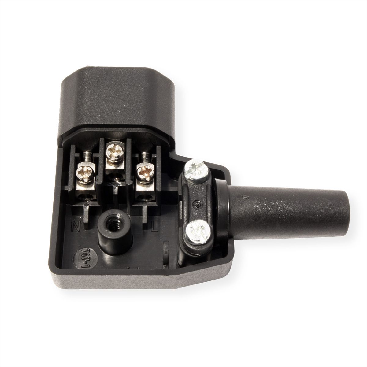 BACHMANN Kaltgerätestecker Typ 747 70C, Winkelstecker