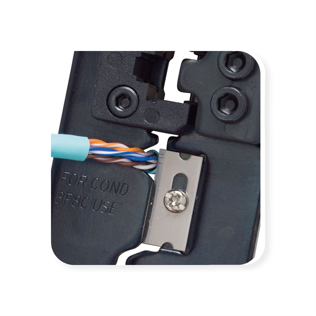 VALUE Crimpzange 8Pin 8Contact