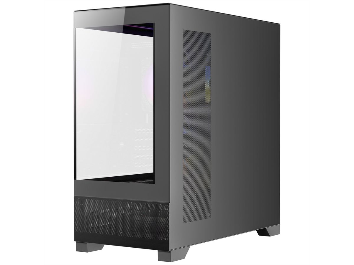 ANTEC CX500M ARGB PC Gehäuse Mini Tower Micro-ATX, schwarz
