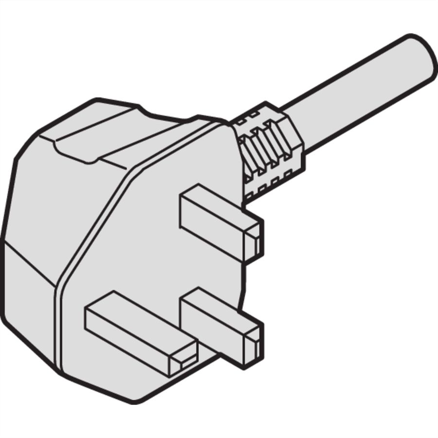 SCHROFF Netzanschlussleitung BS - NETZANSCHL.KABEL 2,5M BS-C13