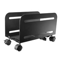 VALUE PC-Ständer, rollbar, schwarz
