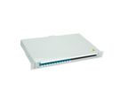 TELEGÄRTNER BASIS V LWL-Panel mit Kupplungen, 12x LC Duplex, blau, OS2