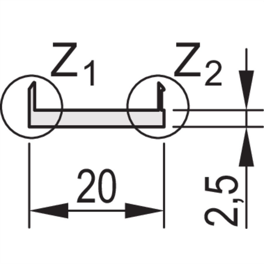 SCHROFF Frontplatten für D-Sub Steckverbinder - FRONTPR. 3HE 4TE 1X9 POLIG