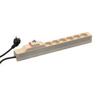 SCHROFF UTE-Steckdosenleiste - STDL.UTE 6D.FI+SCHALT.438,5L
