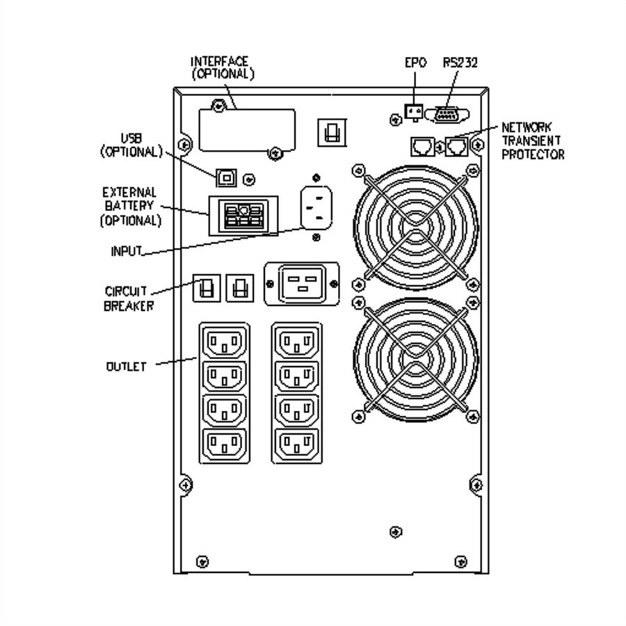 ROLINE ProSecure III 2000 - Online USV
