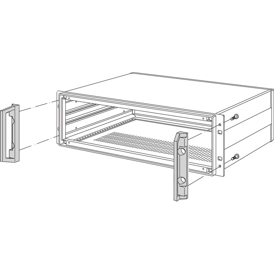 SCHROFF Frontgriff - FRONTGRIFF 3HE (INPAC) 2STK