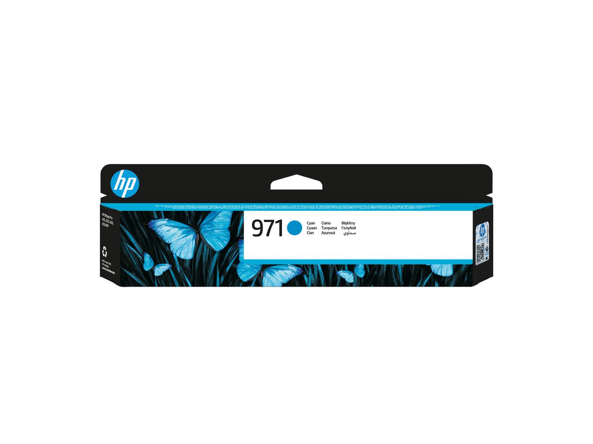 HP 971 Cyan Original Druckerpatrone