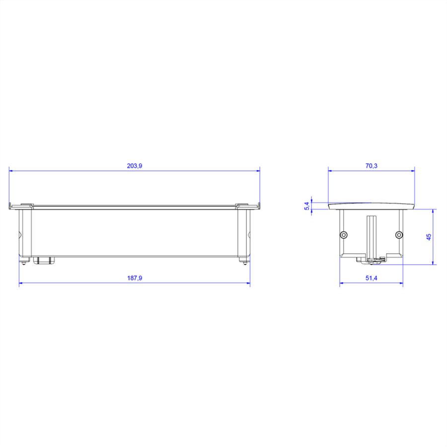 BACHMANN KAPSA Small 2x Schutzkontakt 1x ABD, GST18-Stecker
