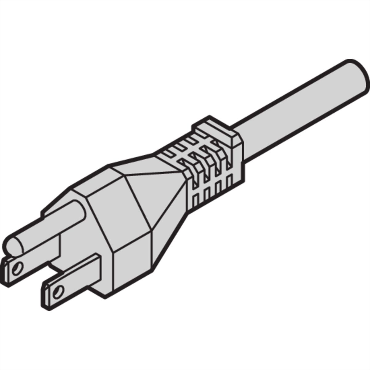 SCHROFF Netzanschlussleitung, USA - NETZANSCHL.KABEL USA 2,0MTR.