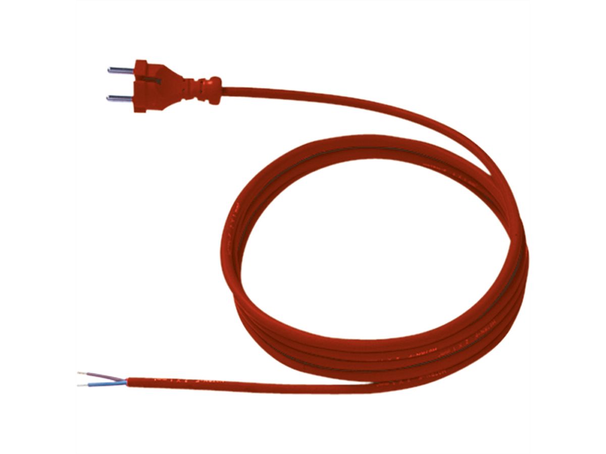 BACHMANN Neopren-Zltng. 2x1.0 3m rot, H07RN-F 24G/AEH