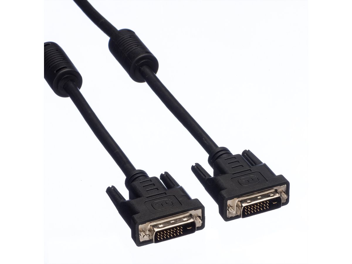 VALUE Monitorkabel DVI, DVI ST-ST, (24+1) dual link, 7,5 m