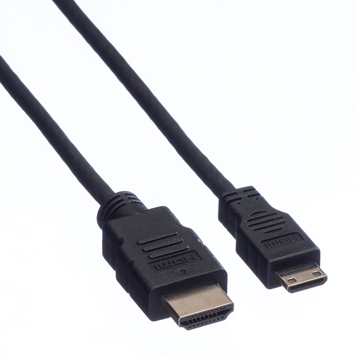 VALUE HDMI High Speed Kabel mit Ethernet, HDMI ST - Mini HDMI ST, 2 m