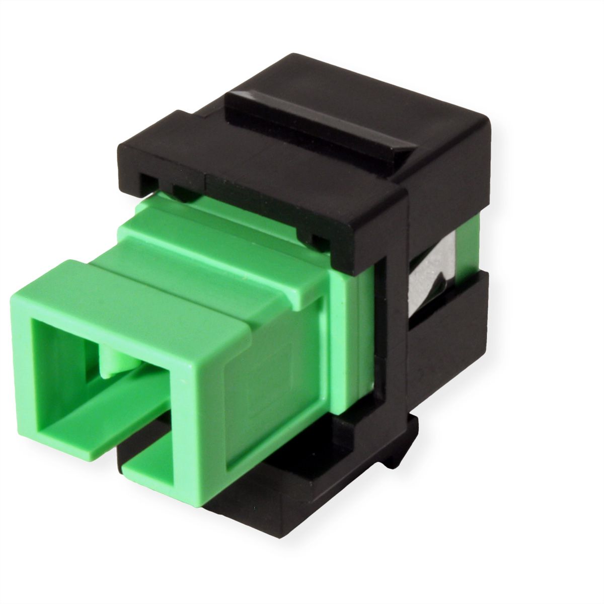 ROLINE Keystone LWL-Adapter SC/SC Simplex, Single Mode, OS2, APC