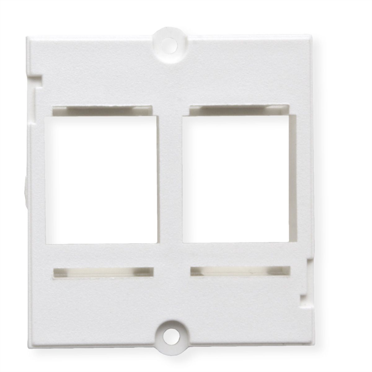 BACHMANN Custom Modul Rahmen 2x Keystone, weiß