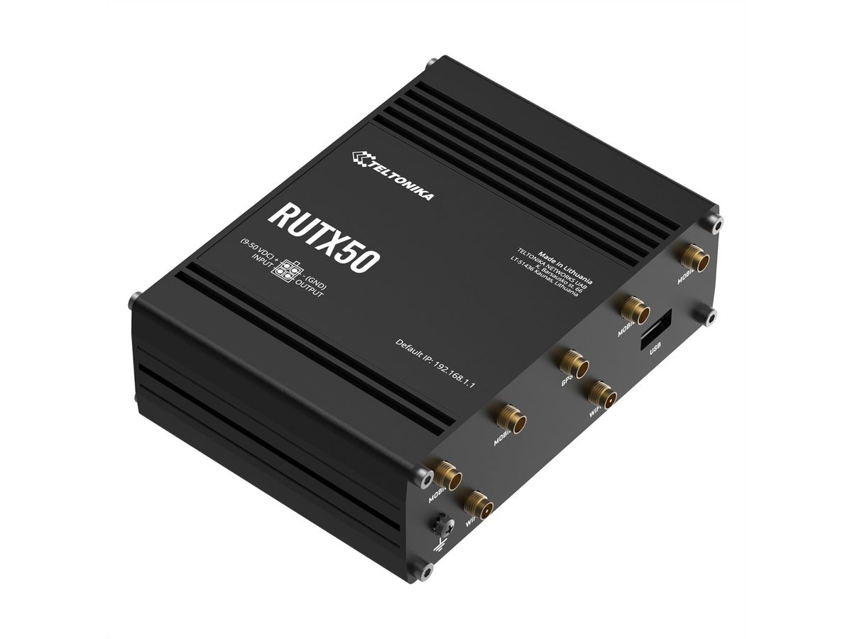 TELTONIKA RUTX50 5G/4G/LTE Industrie Router eSIM Version