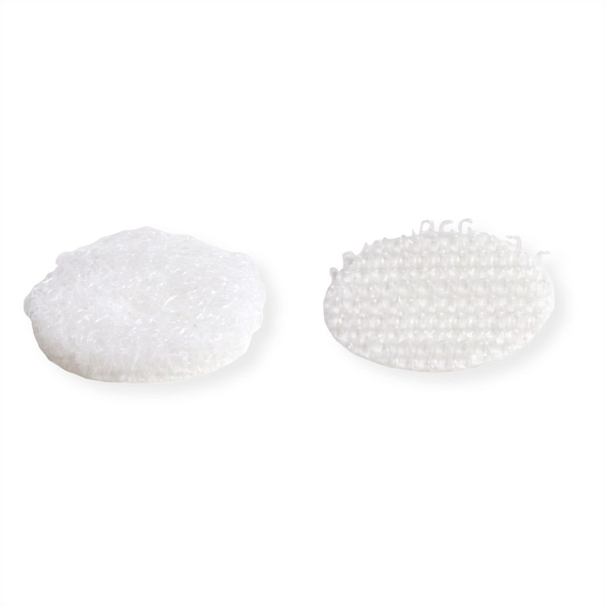 VELCRO® Klettpunkte Selbstklebend, Haken & Flausch 16mm x 16 sets Weiß