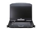 ATEN CL3716iNW UK 16-Port USB HDMI LCD KVM Konsole, UK-Layout