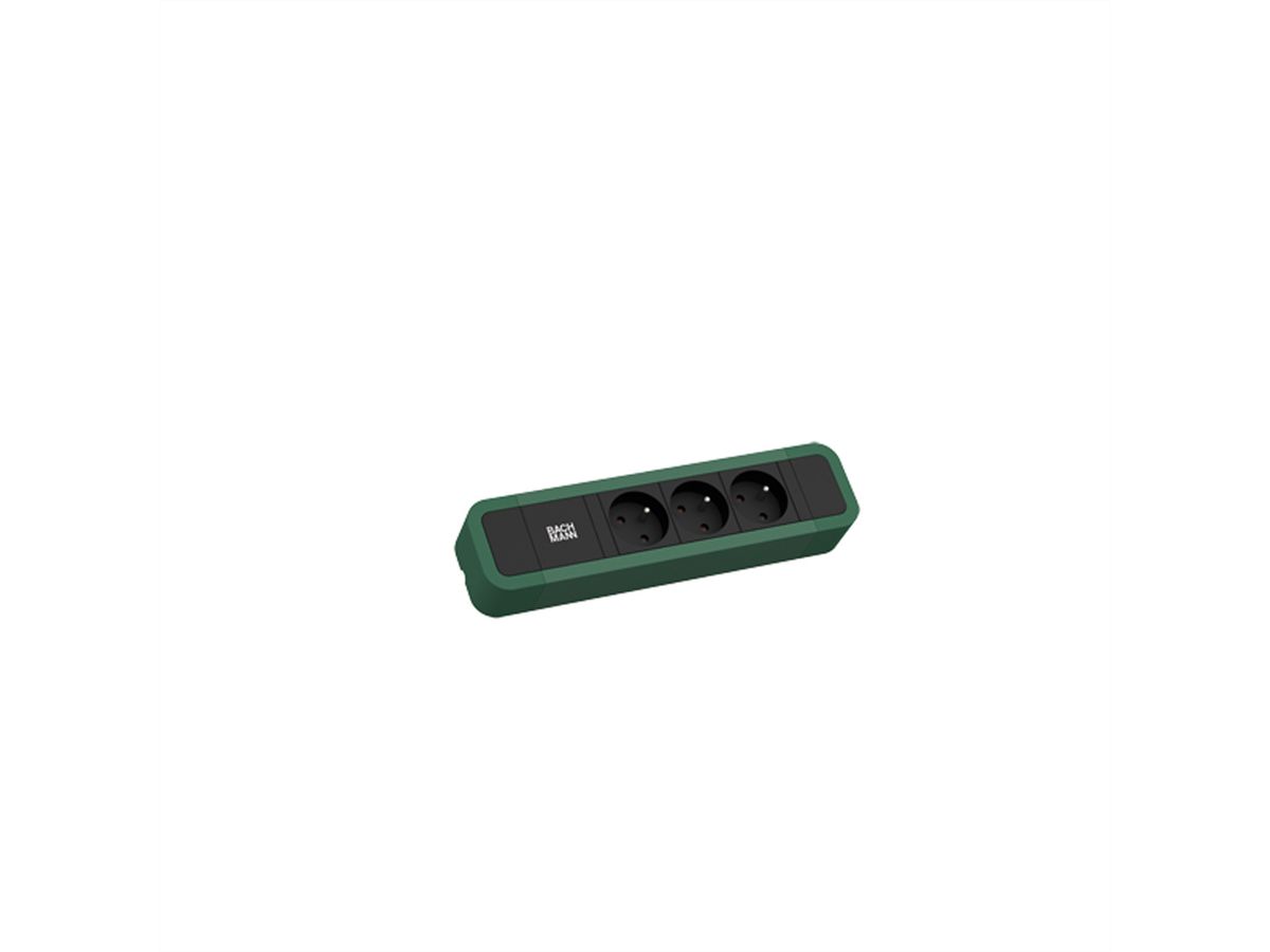 BACHMANN PRIMO 2 3xUTE 2,0m CEE7/7 RAL6028