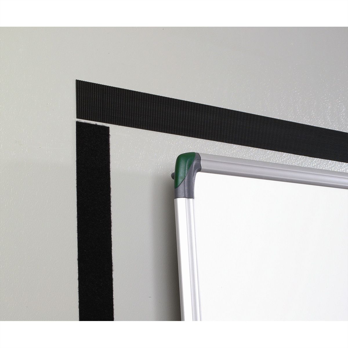 VELCRO® Klettband Extra Stark Selbstklebend, Haken & Flausch 50mm x 2.5m Schwarz