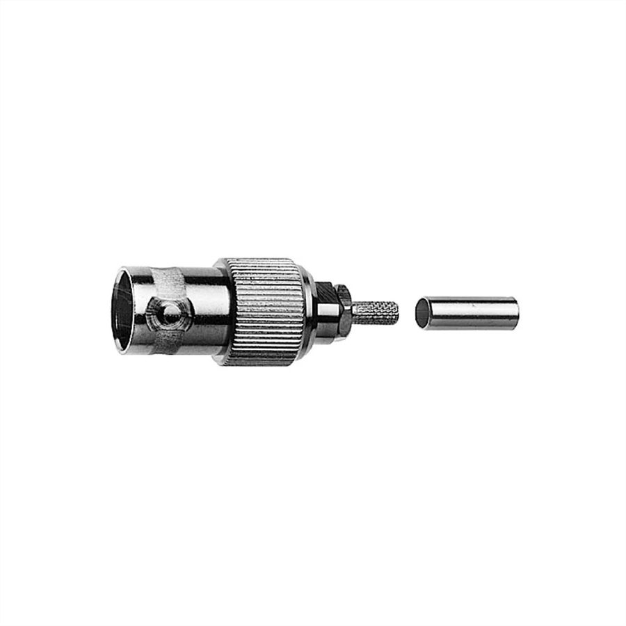 TELEGÄRTNER BNC-Kabelbuchse 50 Ohm, für RG-316/U, crimp