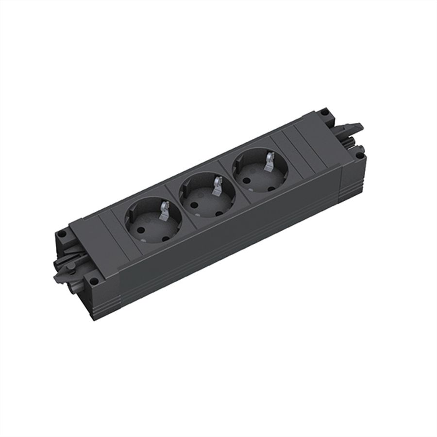 BACHMANN STEP BASE 3xCEE7/3 GST18, schwarz