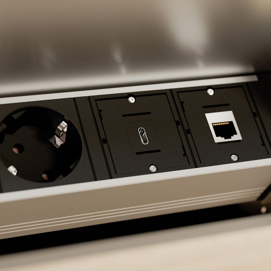 BACHMANN Keystone USB 3.1 Kupplung Typ C, Buchse/Stecker, 0,5 m