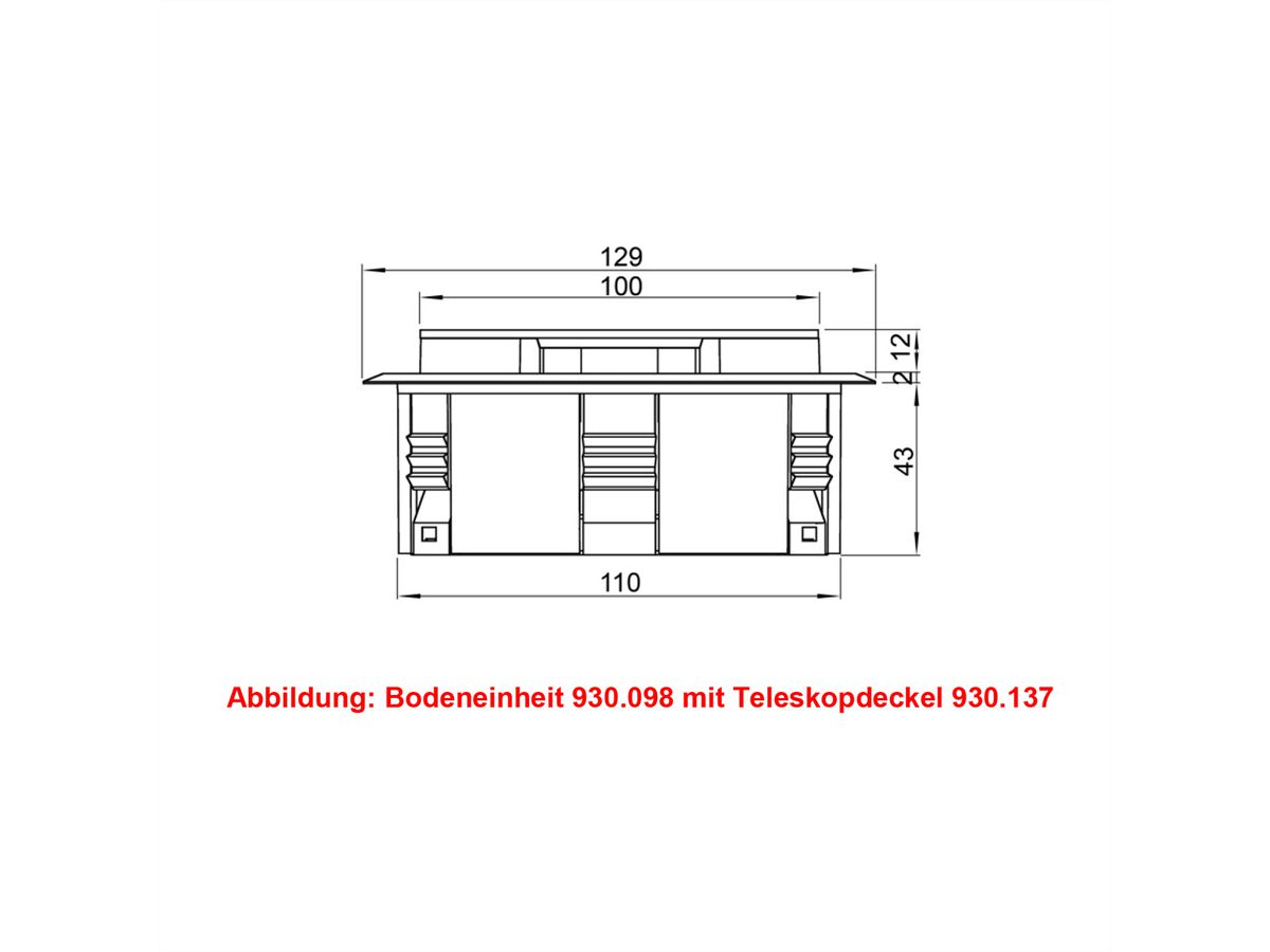 BACHMANN Easy-Outlet silber