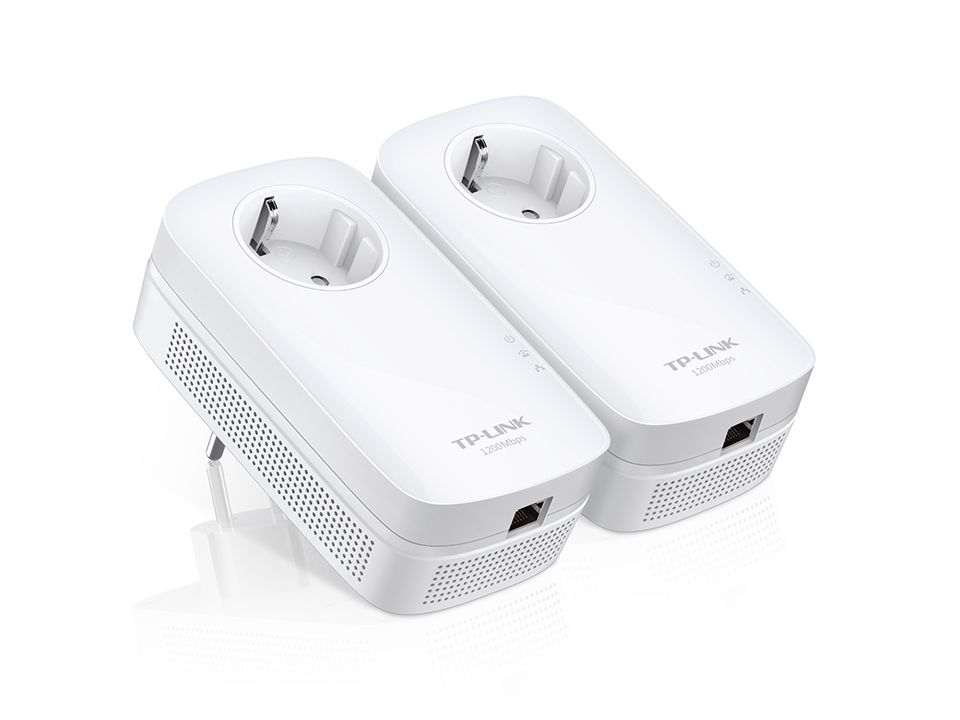TP-LINK AV1200 1200 Mbit/s Eingebauter Ethernet-Anschluss Weiß 2 Stück(e)