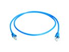 TELEGÄRTNER Mini patch cord S/FTP Cat.6A, MP8 FS500, LSZH, 1:1, blau, 2 m