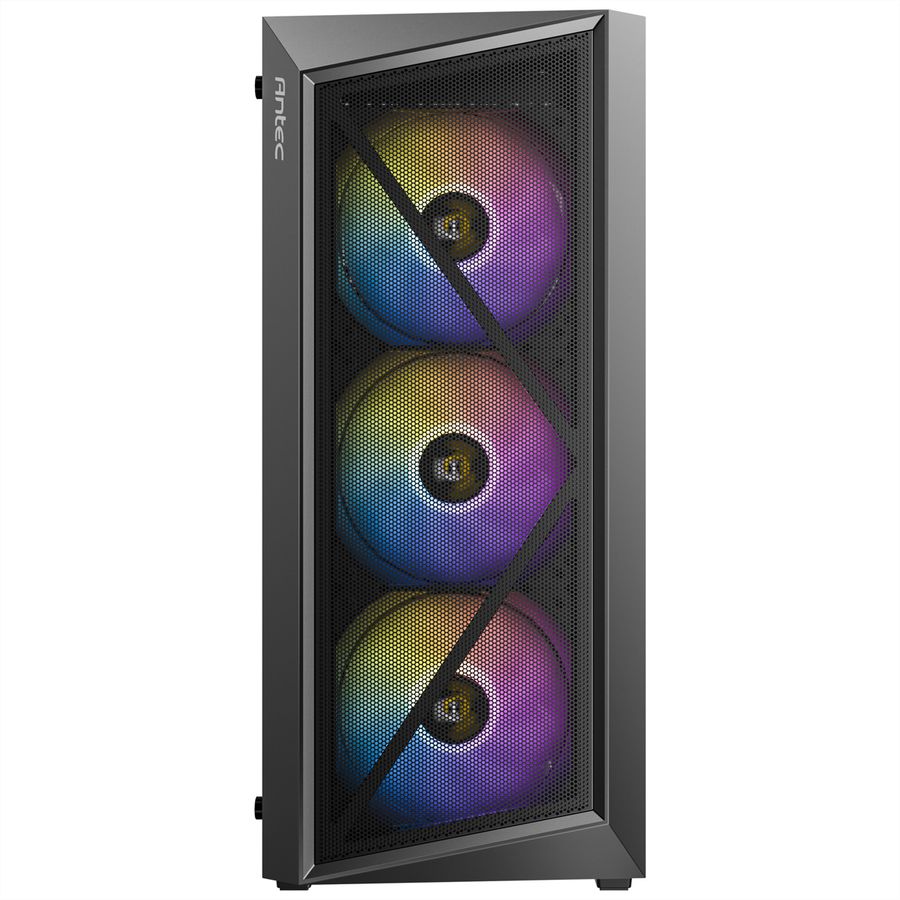 ANTEC AX67 ARGB PC Gehäuse Midi Tower Gaming ATX, schwarz